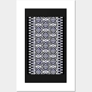 Persian Fabric Texture Posters and Art